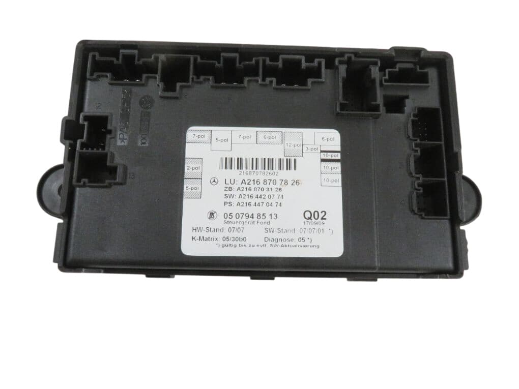 MERCEDES-BENZ A2168707826 Control units, other MERCEDES-BENZ S-CLASS Coupe (C216) (2006-2013)