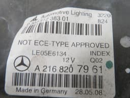MERCEDES-BENZ A2168202961 A2168704826 Headlight left MERCEDES-BENZ S-CLASS Coupe (C216) (2006-2013) — thumbnail 5