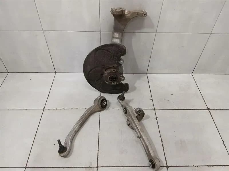 BENTLEY 11-17 Bentley Continental GT W12 Left Front Hub 3W0407245A Wheel Bearing Housing Left