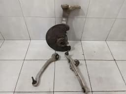 BENTLEY 11-17 Bentley Continental GT W12 Left Front Hub 3W0407245A Wheel Bearing Housing Left — thumbnail 10