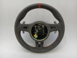 PORSCHE Porsche 911 991 Steering Wheel 99134780359 Steering Wheel Full Alcantara + Red Line PDK — thumbnail 1