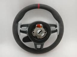 PORSCHE Porsche 911 991 Steering Wheel 95B959256F GTS Steering Wheel MK2 ALCANTARA + RED STRIPE — thumbnail 8