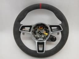 PORSCHE Porsche 911 991 Steering Wheel 95B959256F GTS Steering Wheel MK2 ALCANTARA + RED STRIPE — thumbnail 2