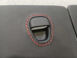 PORSCHE Porsche 911 991 99155562202 Fuse Box Cover Set Leather with Red Stitches — thumbnail 2
