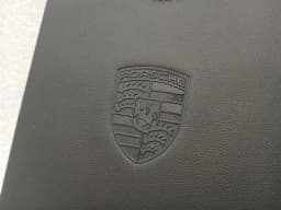 PORSCHE Porsche 911 991 99155562202 Fuse Box Cover Set Leather with Red Stitches — thumbnail 5