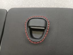 PORSCHE Porsche 911 991 99155562202 Fuse Box Cover Set Leather with Red Stitches — thumbnail 6
