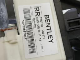 BENTLEY Bentley Continental GT W12 RR Door Winder 3W8839398C Window Regulator Rear Right — thumbnail 6