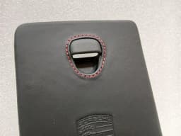 PORSCHE Porsche 911 991 99155562202 Fuse Box Cover Set Leather with Red Stitches — thumbnail 5