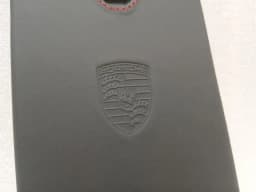 PORSCHE Porsche 911 991 99155562202 Fuse Box Cover Set Leather with Red Stitches — thumbnail 6