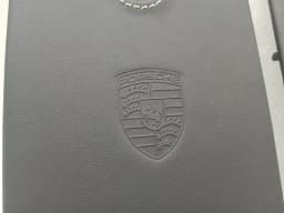 PORSCHE Porsche 911 991 99155562202 Fuse Box Cover Set Leather with White Stitches — thumbnail 4