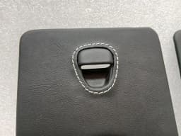 PORSCHE Porsche 911 991 99155562202 Fuse Box Cover Set Leather with White Stitches — thumbnail 5