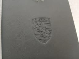 PORSCHE Porsche 911 991 99155562202 Fuse Box Cover Set Leather with White Stitches — thumbnail 7