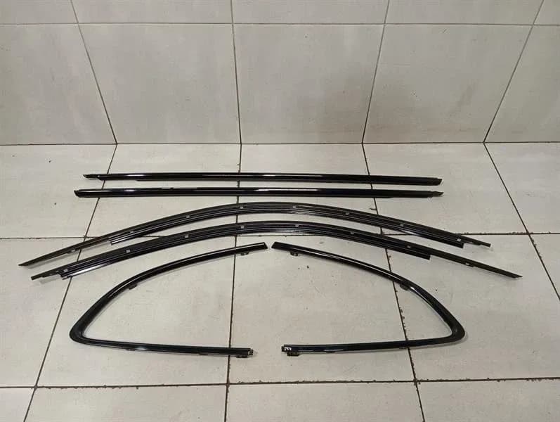 Porsche Cayman 981 Body Moulding Set 98153748104 Strip Set High Gloss Black