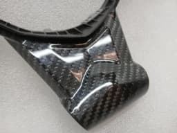 LAMBORGHINI Lamborghini Cover 470419093B Carbon Gloss AVENTADOR Fairing Steering Trim — thumbnail 5