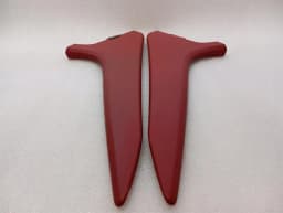PORSCHE Porsche Cayman 981 Garnet Red Console Cover Set 99155381700 Trim Set — thumbnail 1