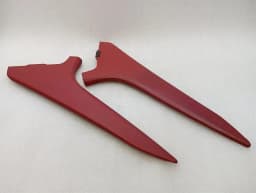 PORSCHE Porsche Cayman 981 Garnet Red Console Cover Set 99155381700 Trim Set — thumbnail 4