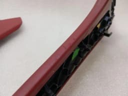 PORSCHE Porsche Cayman 981 Garnet Red Console Cover Set 99155381700 Trim Set — thumbnail 6