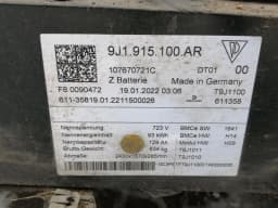 PORSCHE Porsche Taycan 9J Main Battery 9J1915100ar High Voltage Battery 129AH 93KWH — thumbnail 9