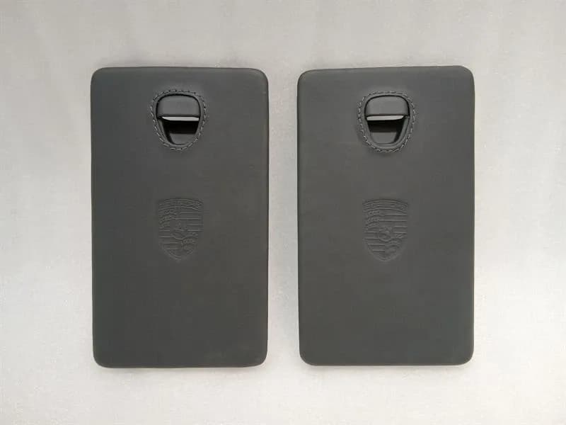 PORSCHE Porsche 911 991 Cover 99155562202 Fuse Box Cover Set Leather with Dark Stitches