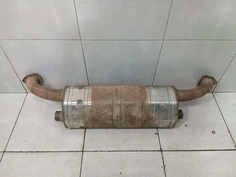 PORSCHE Porsche 991 exhaust silencer 99111143104 exhaust muffler defects