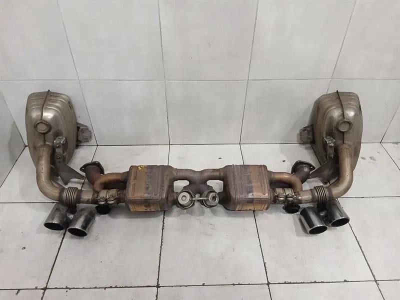 PORSCHE Porsche 991 exhaust silencer set 99111143708 exhaust silencer set