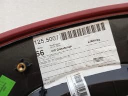 PORSCHE Porsche Cayman 981 Cover 98155243300 Trim 98155234500 Carrera Red — thumbnail 5