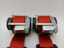 PORSCHE Porsche Cayman 718 GT4RS Seatbelt 98180303305 Seat Belt Strap GUARDS RED — thumbnail 3