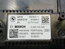 BMW BMW 3 Series M3 G80 G20 Instrument Cluster 8709815 Speedometer — thumbnail 8