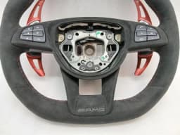 MERCEDES-BENZ Mercedes C63 AMG W205 Steering Wheel AMG W205 Steering Wheel CLS45 A45 ALCANTARA — thumbnail 4