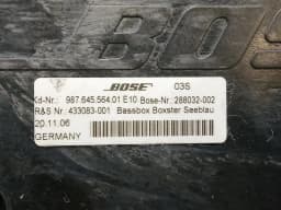 PORSCHE Porsche Boxster 987 Bose Speaker 98764556401 Loudspeaker Bose Bass — thumbnail 9