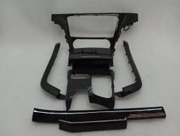 MERCEDES-BENZ Mercedes SL R231 Black Ash Wood Trim Console A2316803936 Strip Cover RHD — thumbnail 1