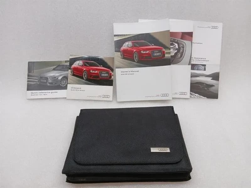 Audi RS4 B8 COUPE Owners Manual RS4 Vehicle Manual