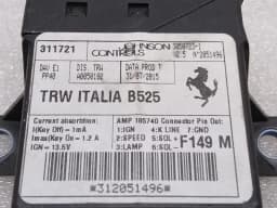 FERRARI Ferrari California T F149 14-17 Electronic Module 311721 ECU — thumbnail 3