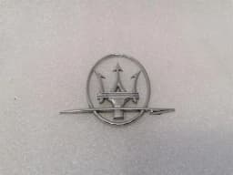 MASERATI Maserati Quattroporte VI M156 Trident Badge Set 89095600 Trident Emblem Chrome — thumbnail 2