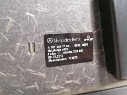 MERCEDES-BENZ Mercedes SL R231 Parcel Shelf A2316900700 Parcel Shelf A2316900541 Leather — thumbnail 8