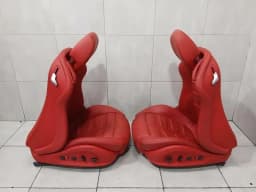 FERRARI Ferrari California F149 08-14 4.3 Seats Seats Interior Daytona Rosso Red Leather — thumbnail 2