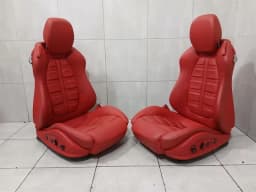 FERRARI Ferrari California F149 08-14 4.3 Seats Seats Interior Daytona Rosso Red Leather — thumbnail 1