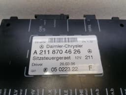 MERCEDES-BENZ Mercedes E Class W211 Seat Control Module A2118704626 Control Unit Seat Adjustment — thumbnail 5