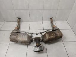 PORSCHE 05 Porsche Boxster 987 2.7 Catalytic Converter Exhaust Silencer 98711311400 Exhaust MK1 — thumbnail 1