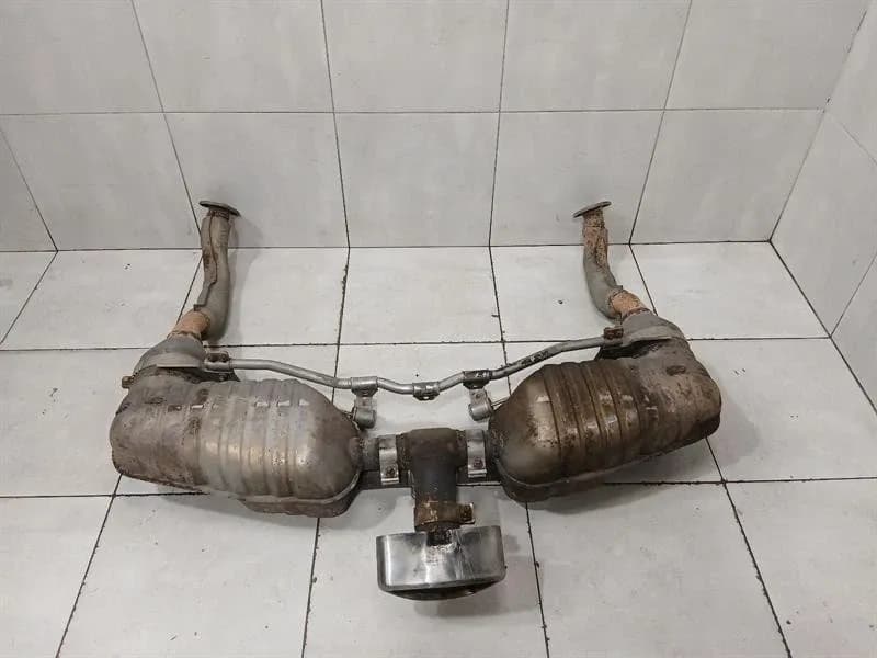 PORSCHE 05 Porsche Boxster 987 2.7 Catalytic Converter Exhaust Silencer 98711311400 Exhaust MK1