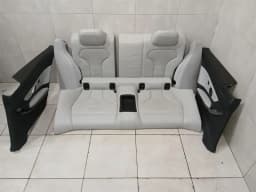 BMW BMW M4 F82 rear seat set seats interior rear set Merino-Silverstone 2 — thumbnail 2