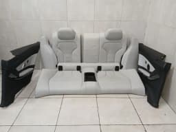 BMW BMW M4 F82 rear seat set seats interior rear set Merino-Silverstone 2 — thumbnail 3