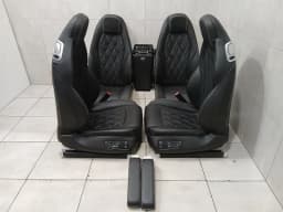 BENTLEY 11-18 BENTLEY CONTINENTAL GT COUPE MULLINER SEATS SEATS LEATHER BELUGA SPEED BLACK — thumbnail 6
