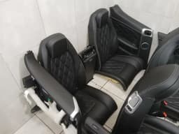 BENTLEY 11-18 BENTLEY CONTINENTAL GT COUPE MULLINER SEATS SEATS LEATHER BELUGA SPEED BLACK — thumbnail 4