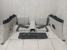 PORSCHE Porsche 911 992 seats bi-color slate gre/chalk Targa rear rear seat bench interior — thumbnail 1