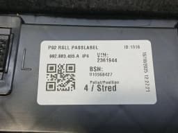 PORSCHE Porsche 911 992 seats bi-color slate gre/chalk Targa rear rear seat bench interior — thumbnail 4