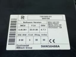 ROLLS ROYCE Rolls Royce Wraith RR5 COUPE Electronic module 7391603 ECU — thumbnail 6