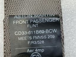 ASTON MARTIN Aston Martin Vanquish AM310 Front Seatbelt CD33-611B69-BVW Seat Belt Strap — thumbnail 4