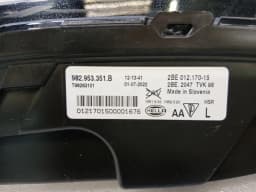 PORSCHE Porsche Boxster 718 DRL daytime running light 982953351B left daytime running light — thumbnail 5