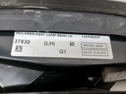 MCLAREN McLaren 720S Coupe Left Rear Light 14AA414CP Tail Light Rear Left 14AA262CP — thumbnail 2